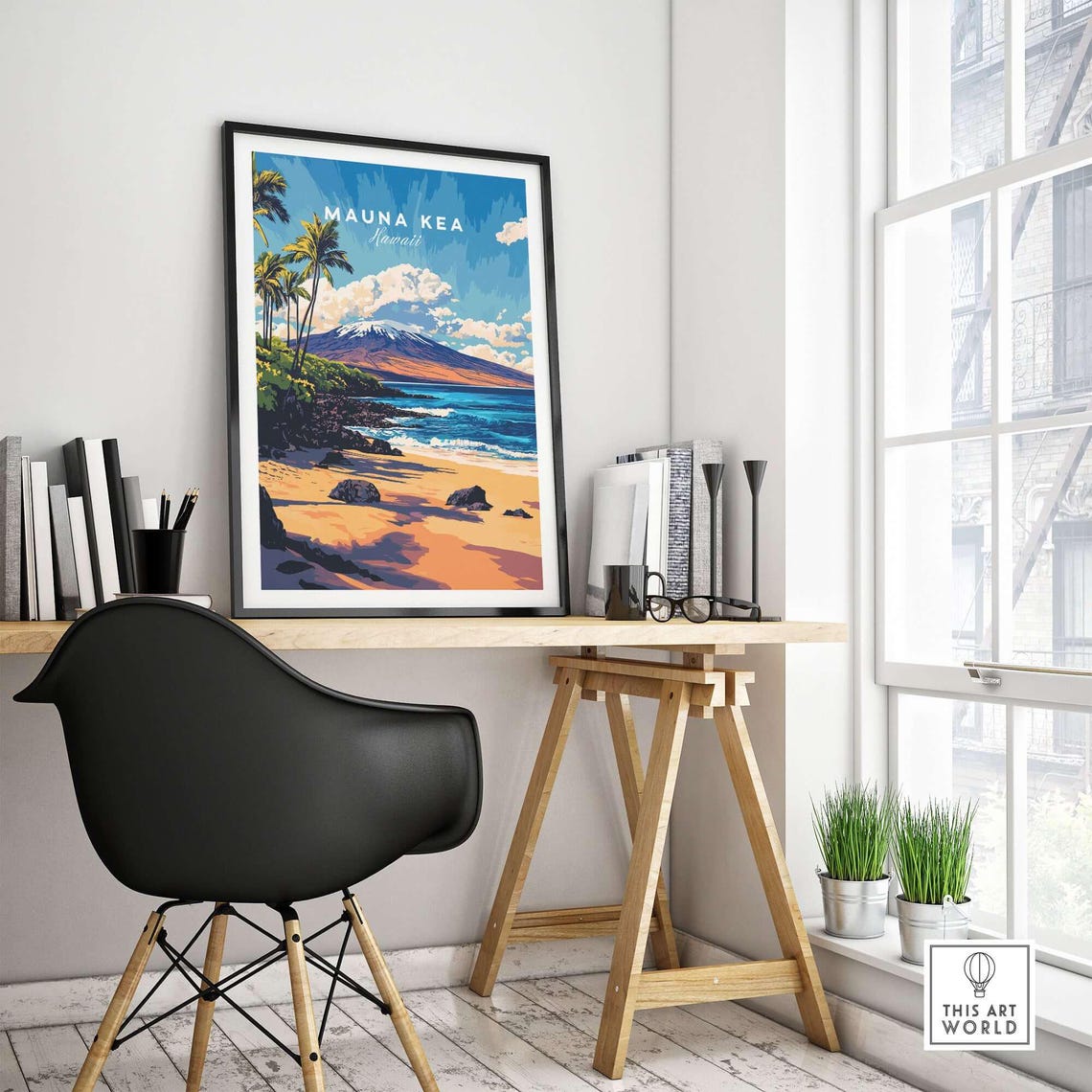 Mauna Kea Beach, Tropical Coastal Hawaii Seascape Poster - Image 4