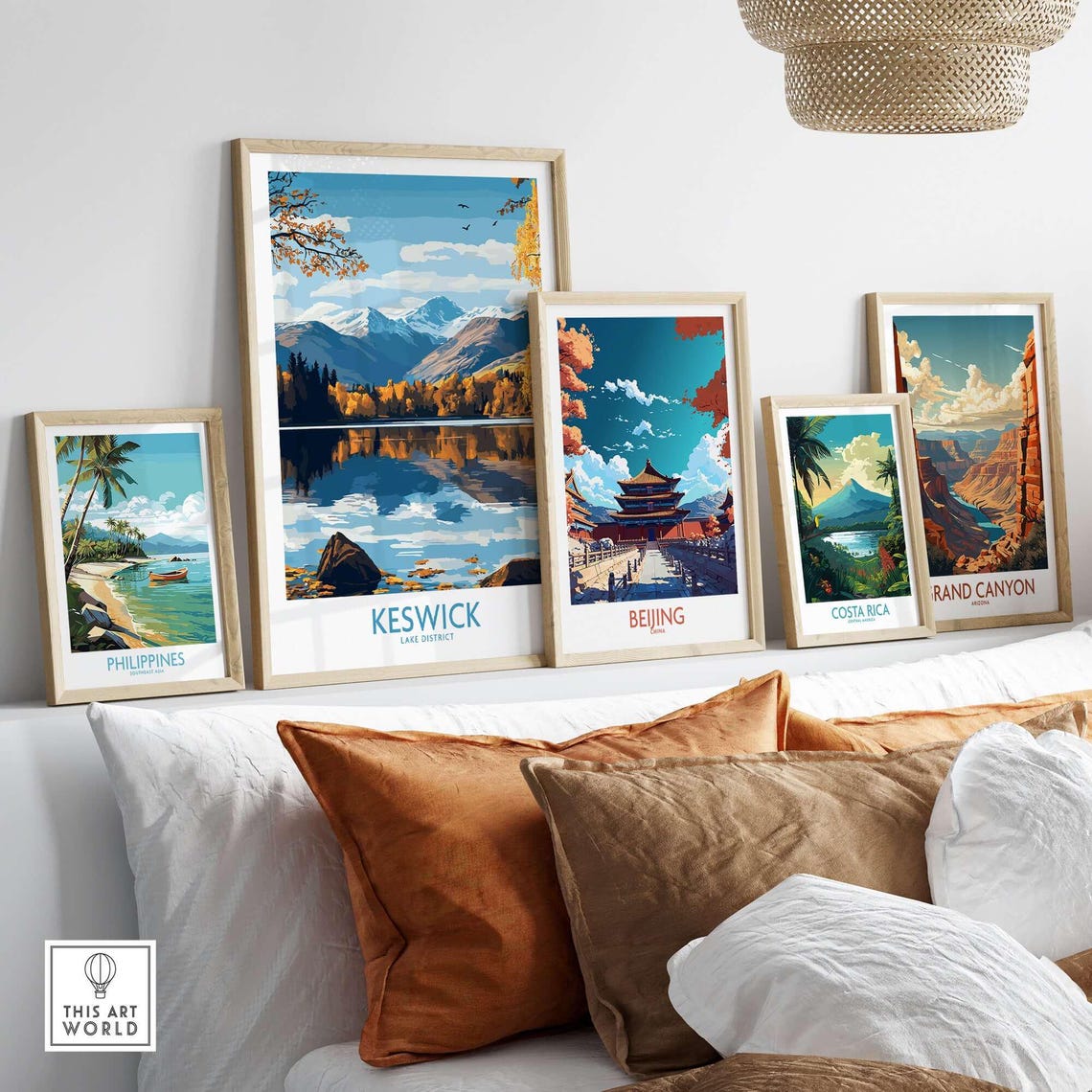 Keswick Travel Poster, Lake District Artwork - Image 3