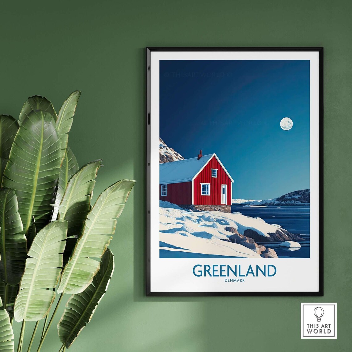Greenland Wall Art Gift, House Decoration Decor - Image 2