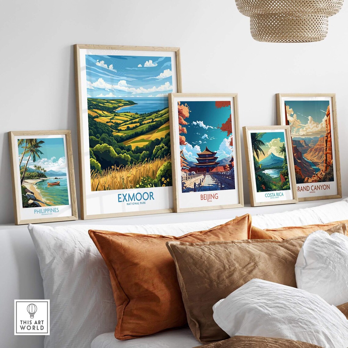 Exmoor Travel Poster, National Park Illustration - Image 3