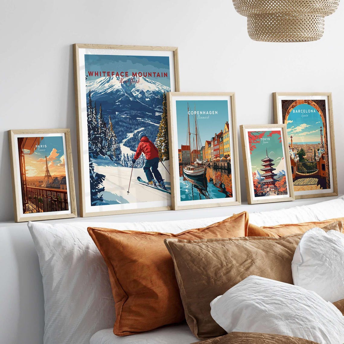 Whiteface Mountain Ski Poster, Red Jacket Skier - Image 3