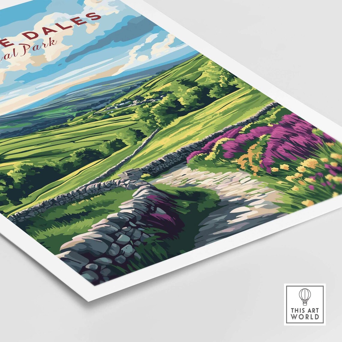 Yorkshire Dales House Decoration, England Art Print - Image 5
