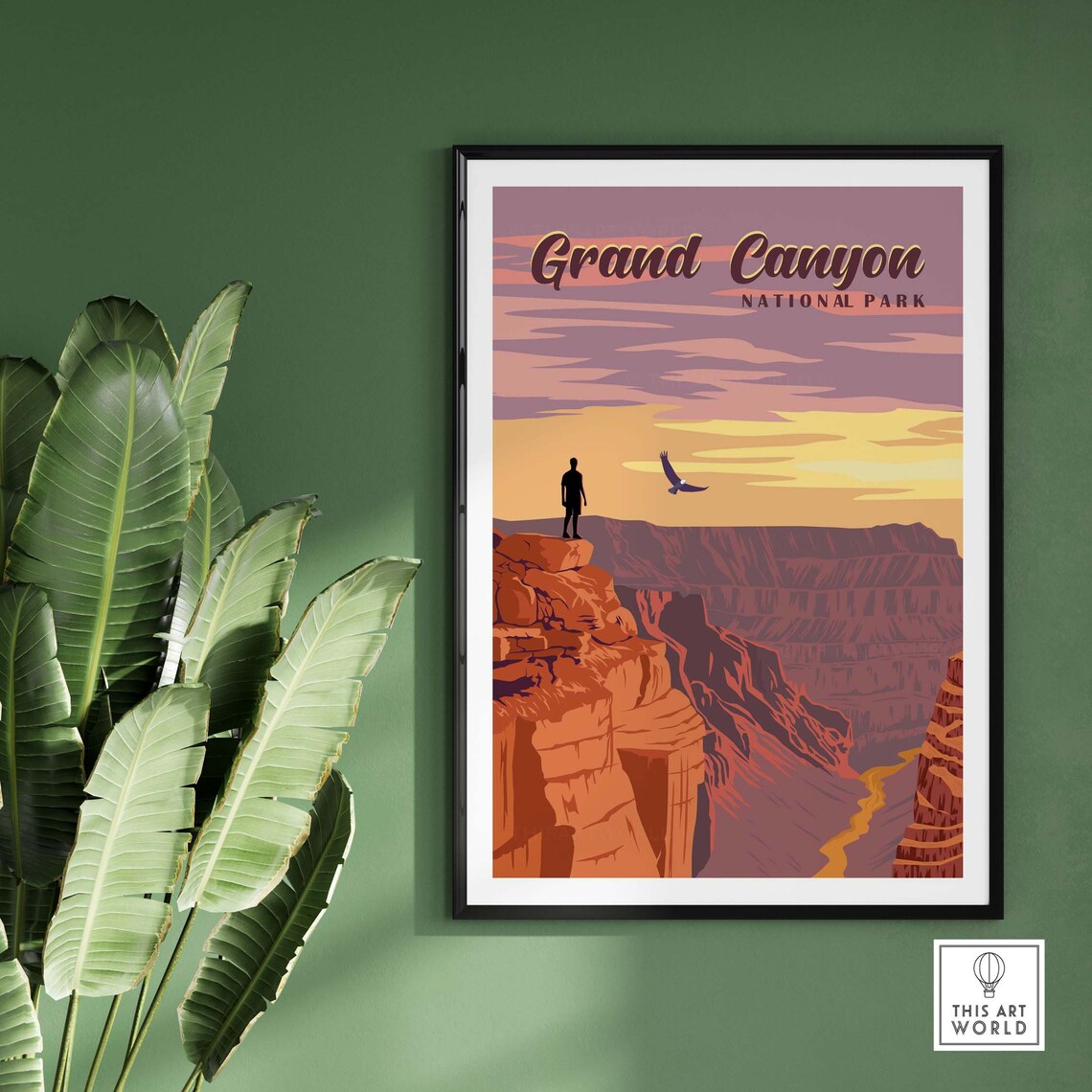 Grand Canyon National Park Travel Poster Art Print - Image 2
