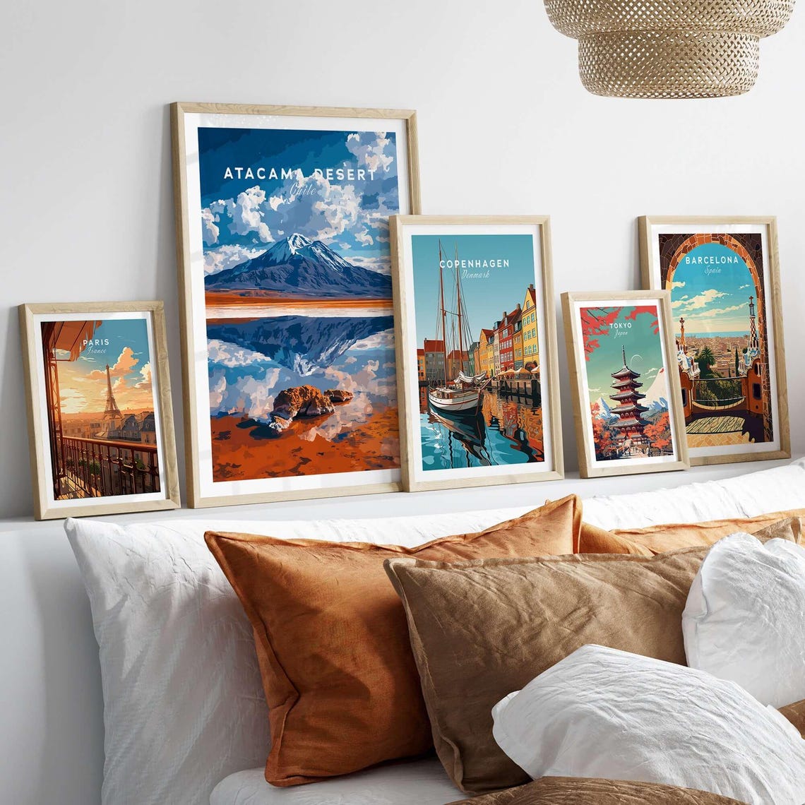 Atacama Desert Travel Poster, Chile Landscape - Image 3
