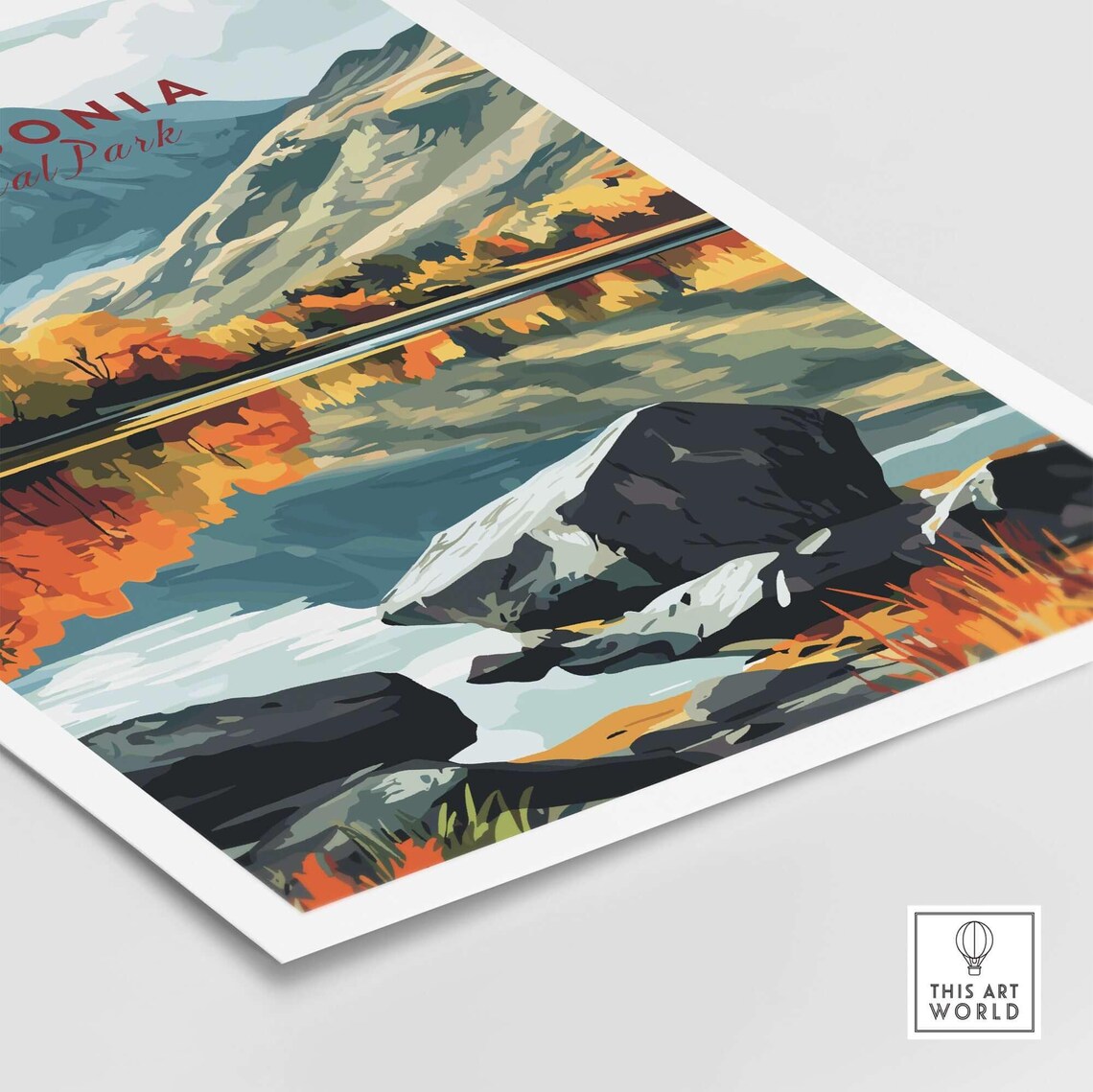 Snowdonia National Park, Wales Travel Poster - Image 5