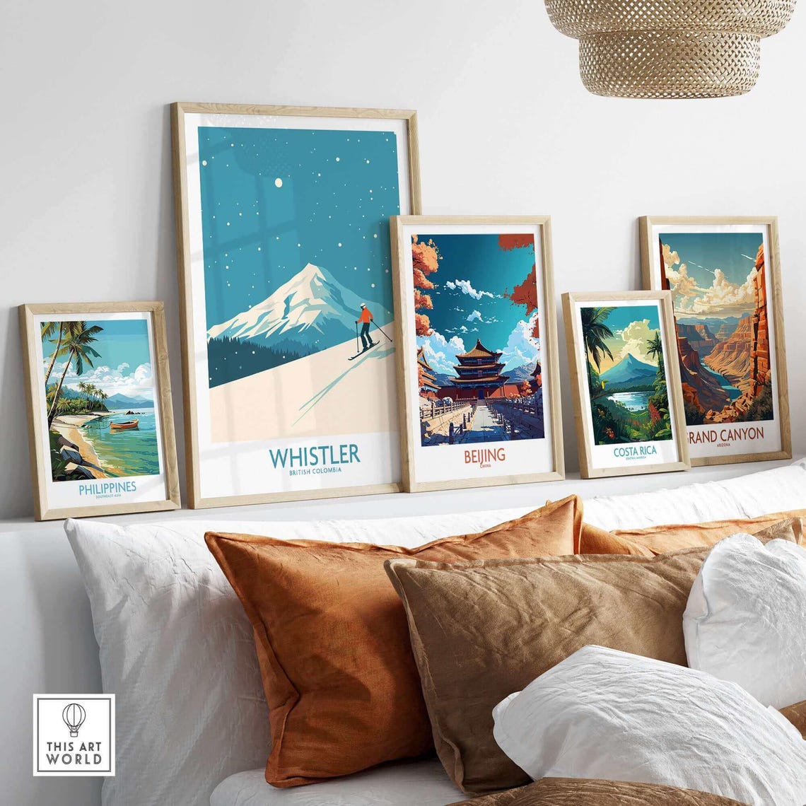 Whistler Ski Resort, Winter Sports Travel Poster - Image 3