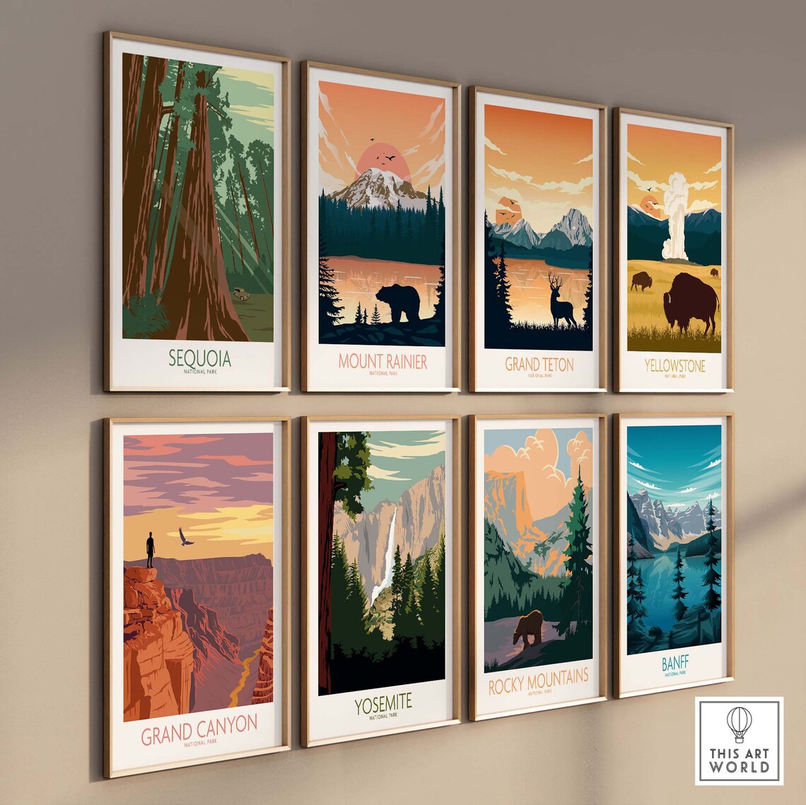 Sequoia National Park California Park Poster - Image 3