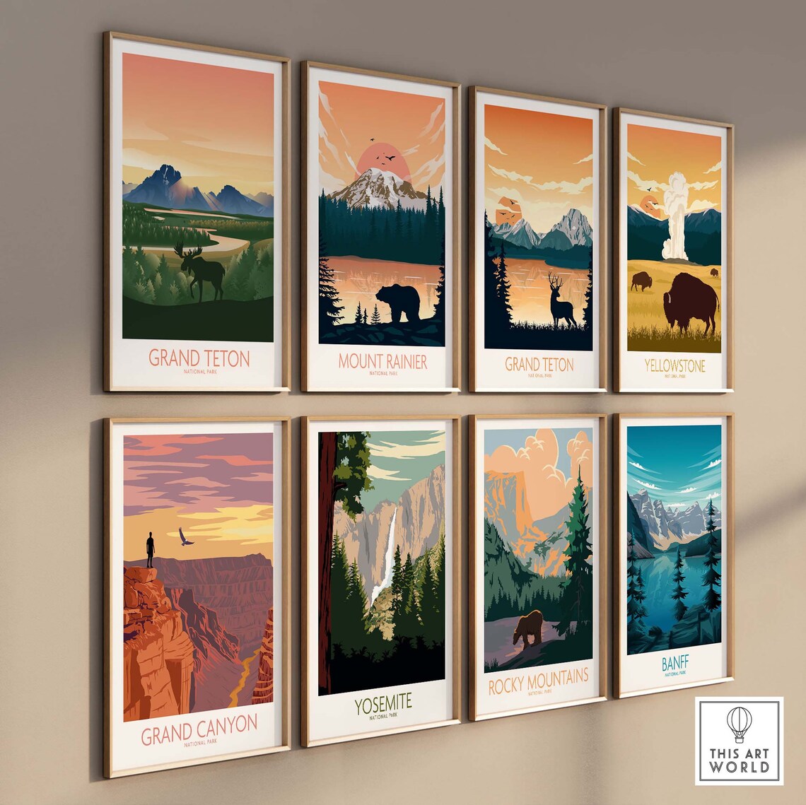 Grand Teton National Park Gift Idea Art Print - Image 3