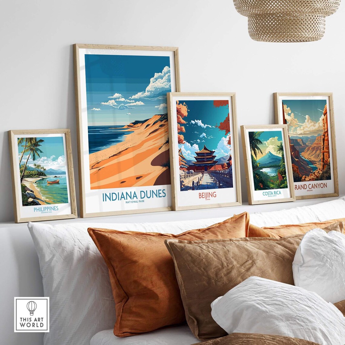 Indiana Dunes Travel Poster, National Park - Image 3