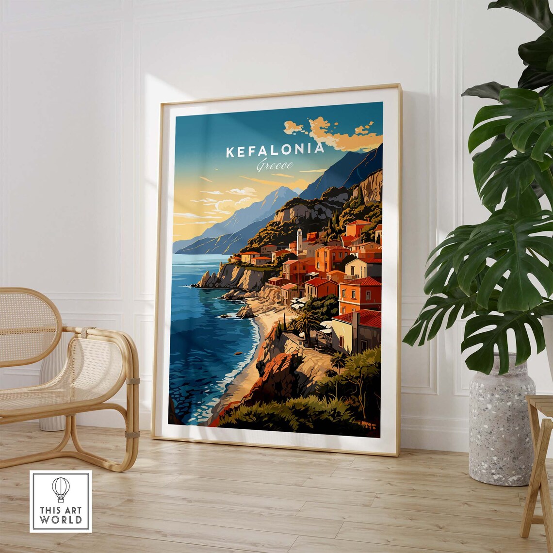 Kefalonia Travel Poster, Gallery Wall Decor - Image 3