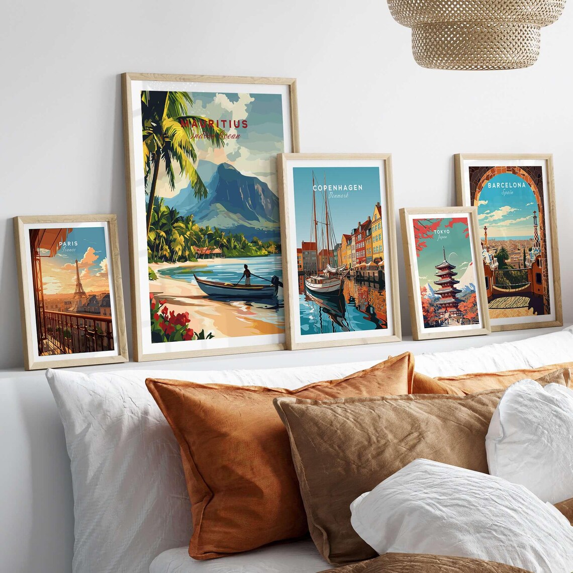 Mauritius Island Tranquility Beach Scene, Coastal Decor - Image 3