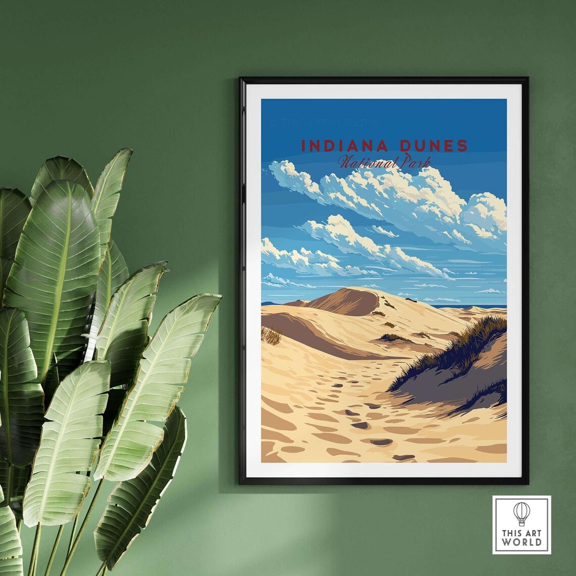 Indiana Dunes National Park Travel Poster - Image 2