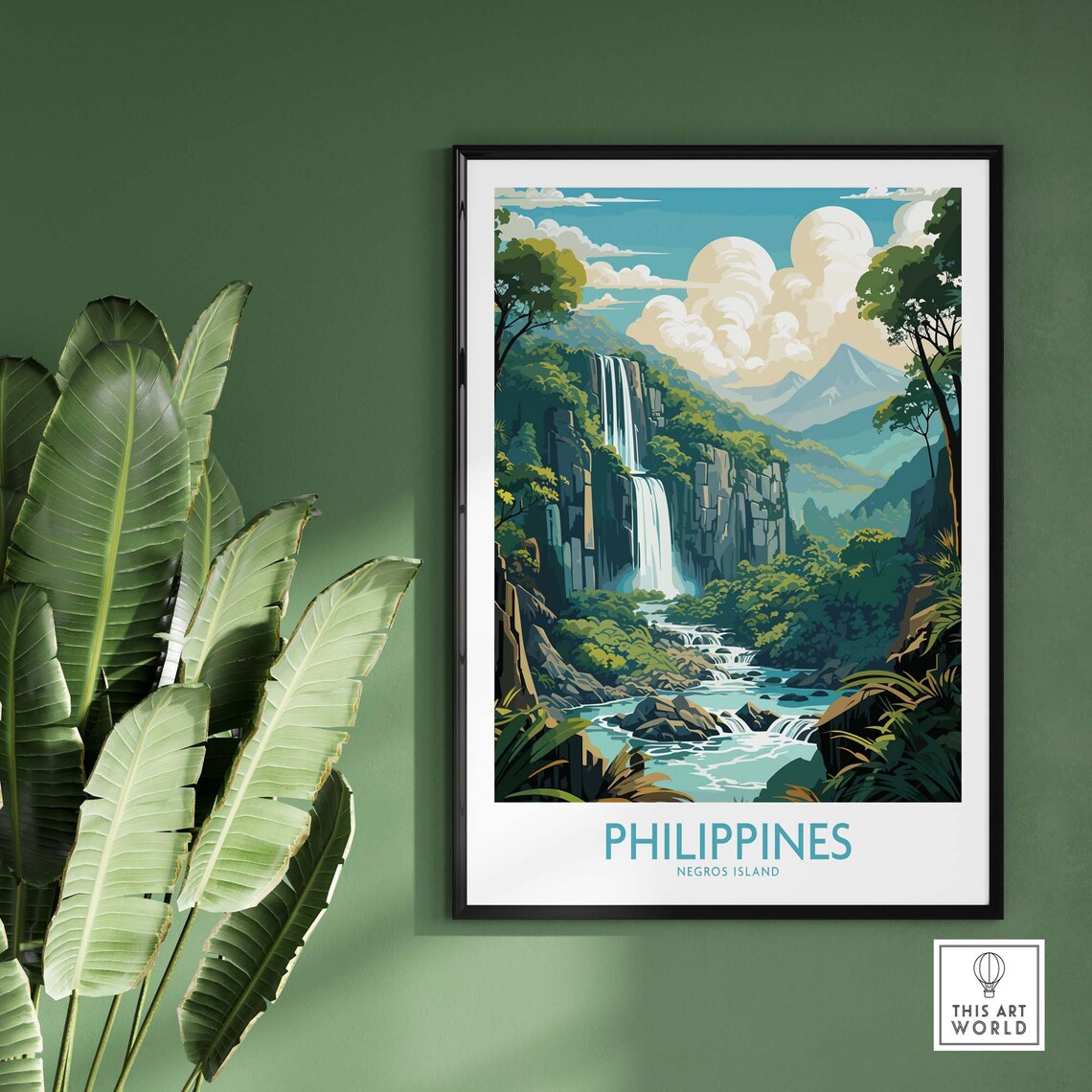 Philippines Negros Island Travel Poster, Vacation Home - Image 2
