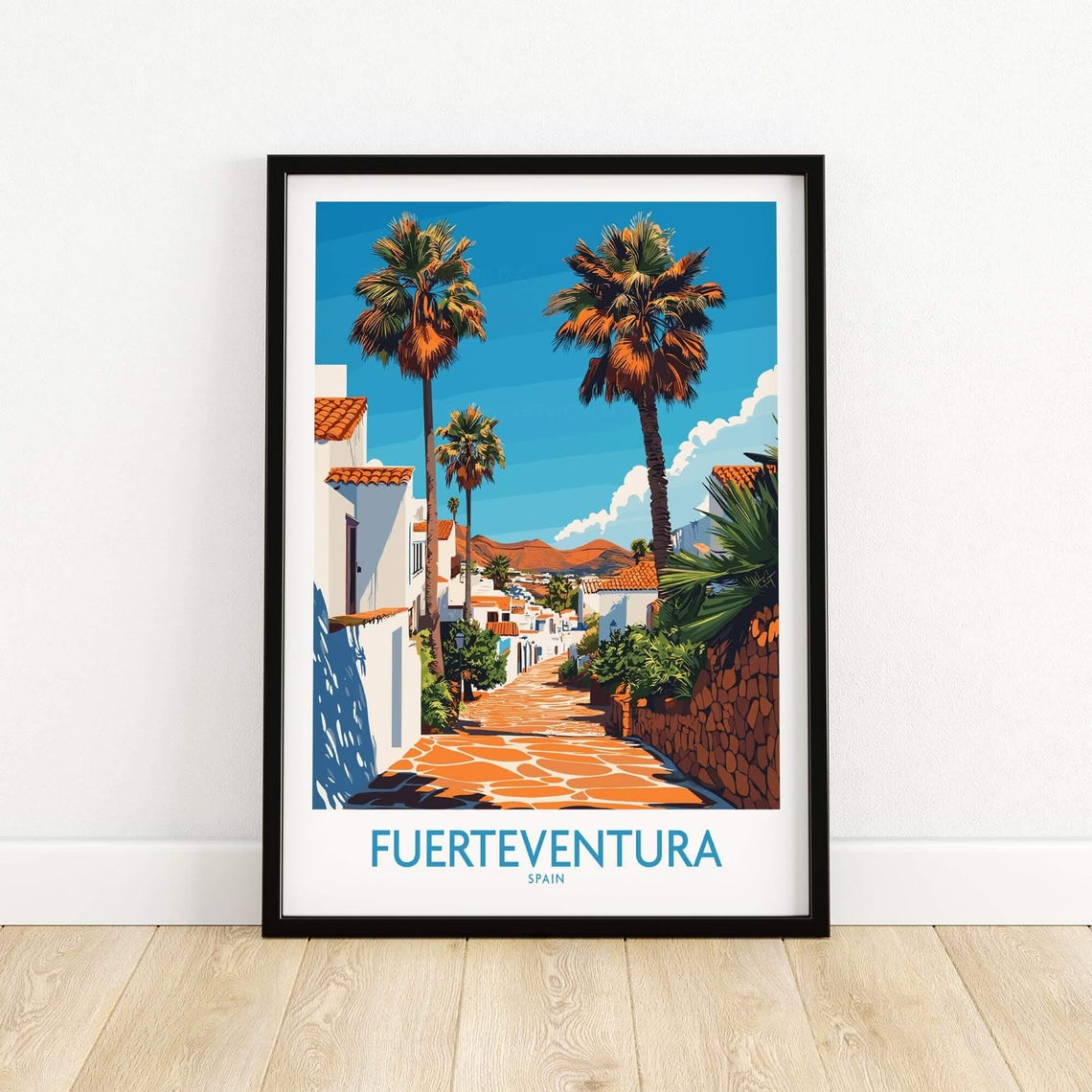 Fuerteventura Travel Poster, Canary Islands Spain - Image 5