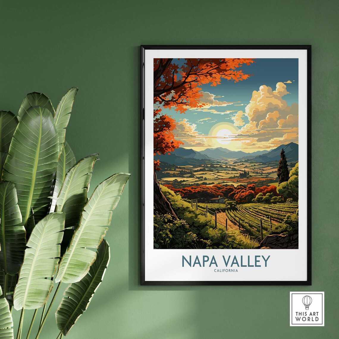 Napa Valley Poster, Travel Poster for Home Decor - Image 2