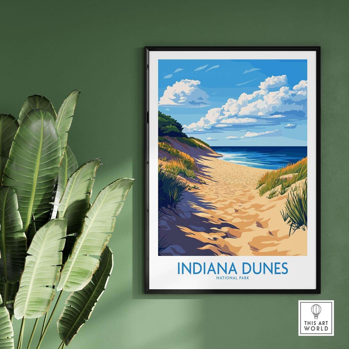Indiana Dunes National Park Travel Poster - Image 2