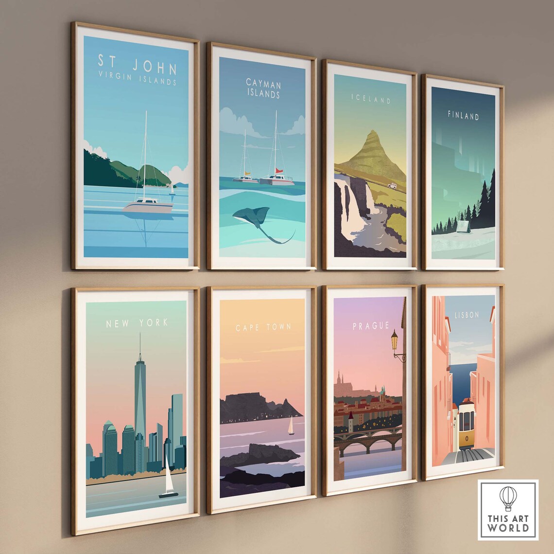 Virgin Islands St John Travel Poster, Island Artwork - Image 3