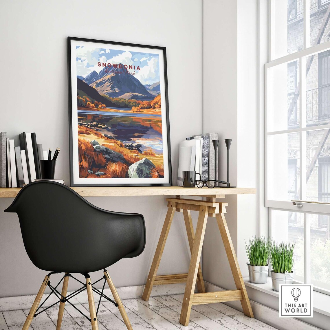 Snowdonia National Park - Vintage Travel Poster - Image 4