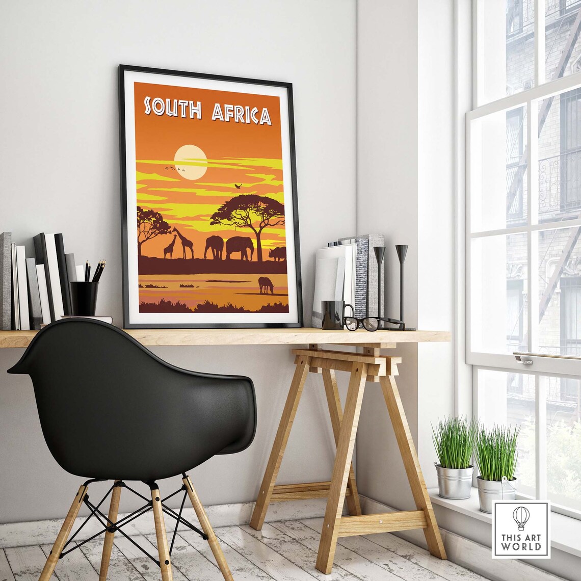 South Africa Kruger National Park Safari Travel Poster - Image 4