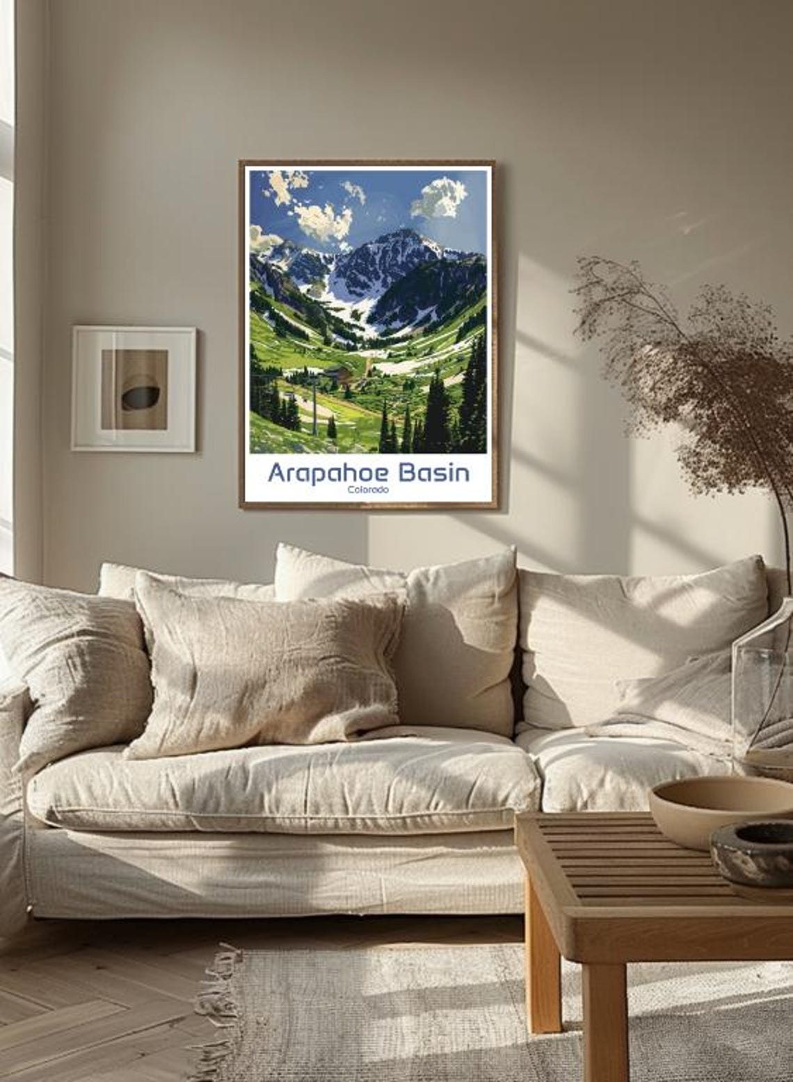 Arapahoe Basin Colorado Summer Mountain Ski Slopes Travel Poster - Image 3