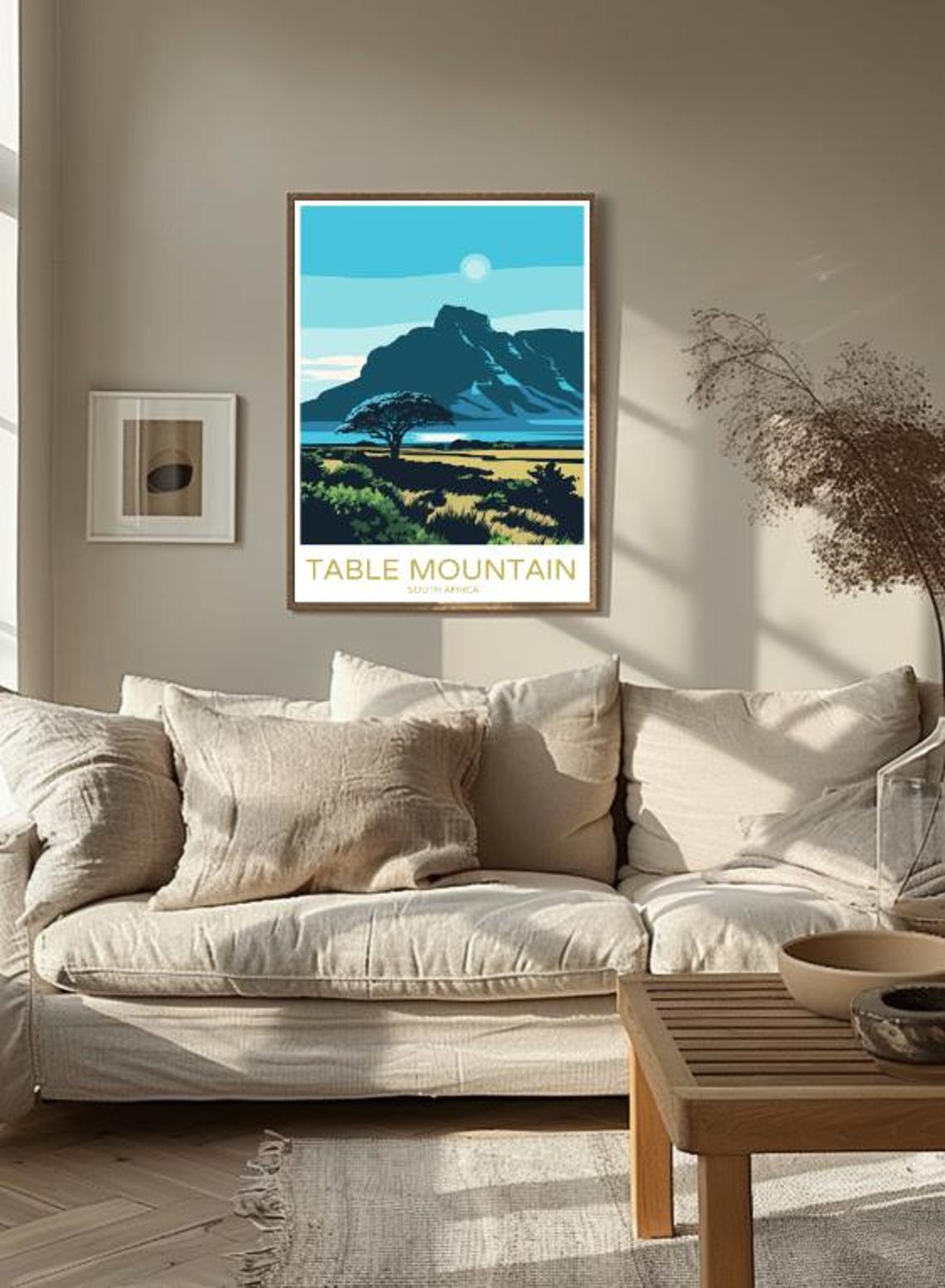 Table Mountain South Africa Flat Top Peak Savanna View Poster - Image 3