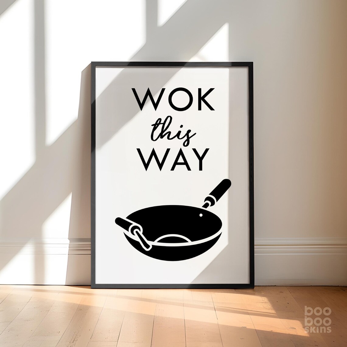 Wok This Way Funny Kitchen Art Print
