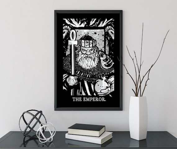 The Emperor Goth Tarot Art Print