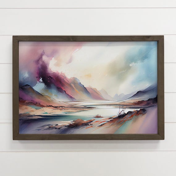 Abstract Mystic Visa Nature Wall Art Print