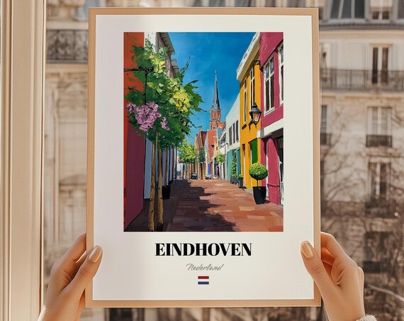 Eindhoven Nederland Netherlands Wall Art Oil Painting Reproduction Print Poster Friend Gift Bathroom