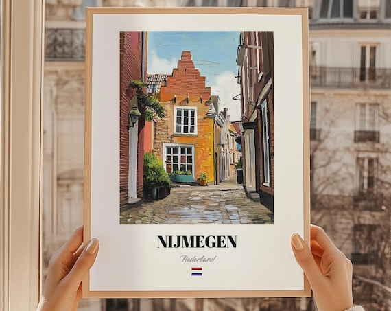Nijmegen Nederland Netherlands Wall Decor Reproduction Oil Painting Poster Friend Gift Entryway