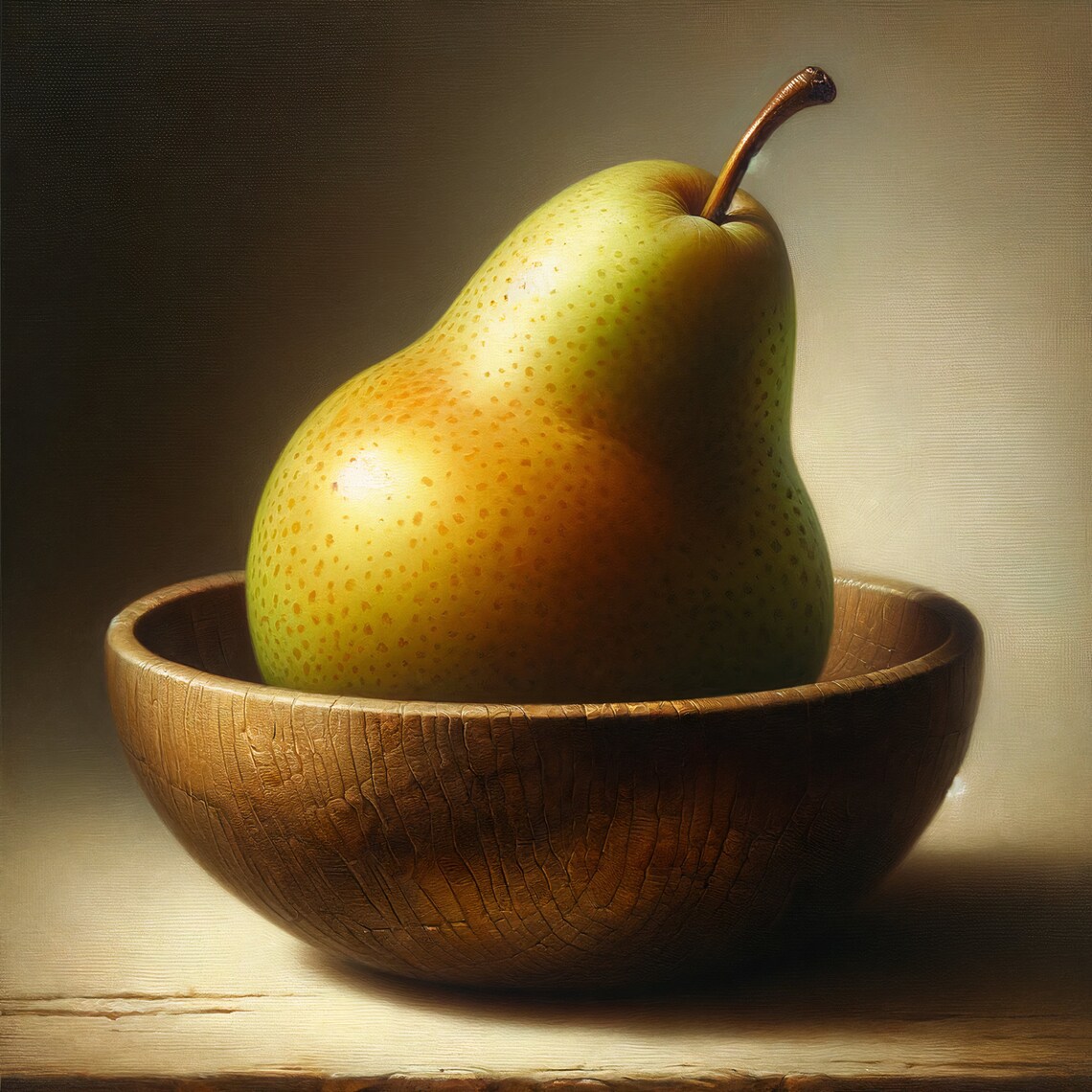 Pear Painting Ceramic Tile Decorative Tile Traditional Kitchen Art Decor Housewarming Gift Accent Tile Classic Fruit Art Vintage - Image 4