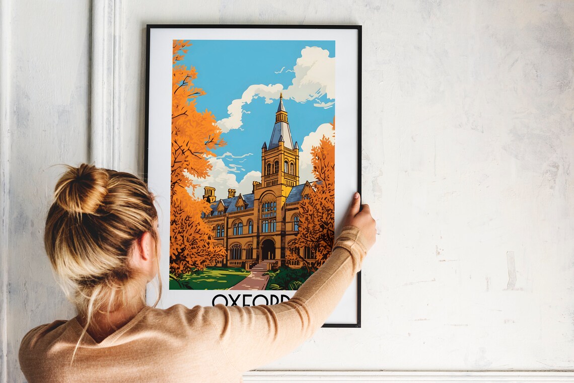 Oxford Travel Wall Art England Art Print - Image 2