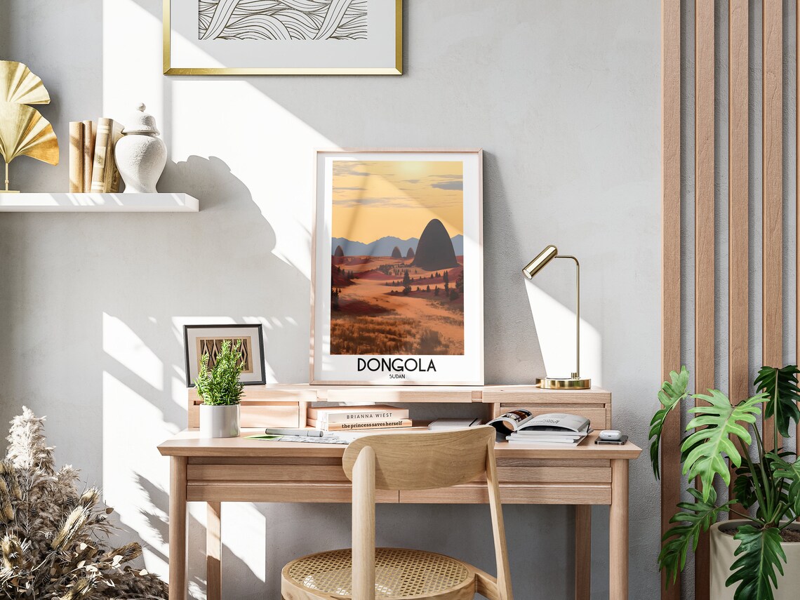 Dongola Travel Poster, Sudanese Africa Home Decor - Image 3