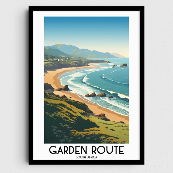 Garden Route Travel Wall Art South Africa Painting Gifts African Home Decor Prints Posters Handmade Art