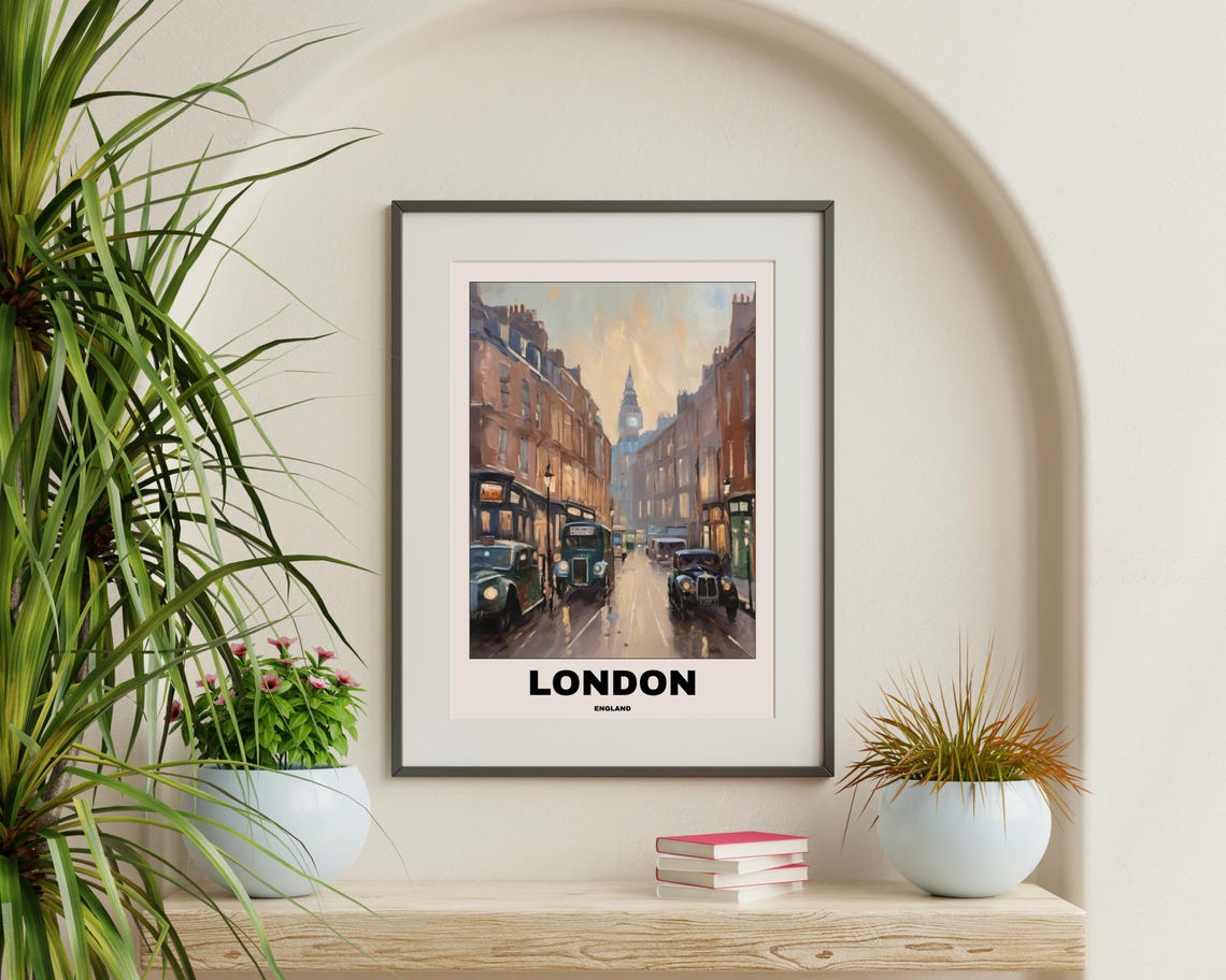 London Scenic Travel Poster, City Landscape - Image 3