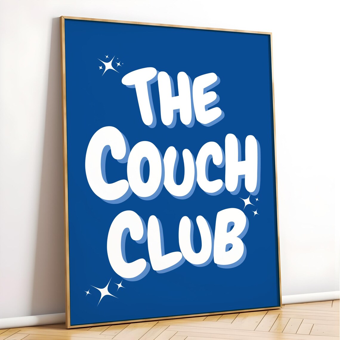 The Couch Club Funny Quote Wall Art Print - Image 3