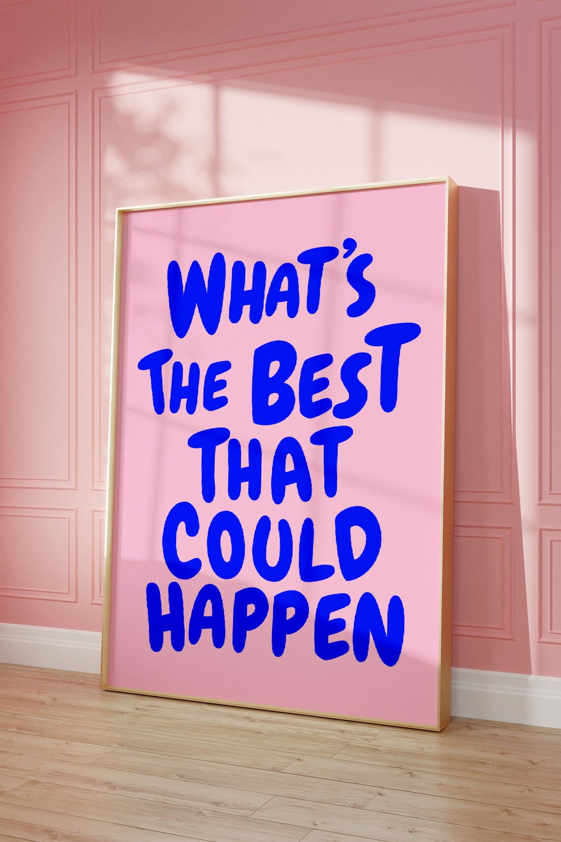 Whats The Best That Could Happen Aesthetic Poster Print - Image 2
