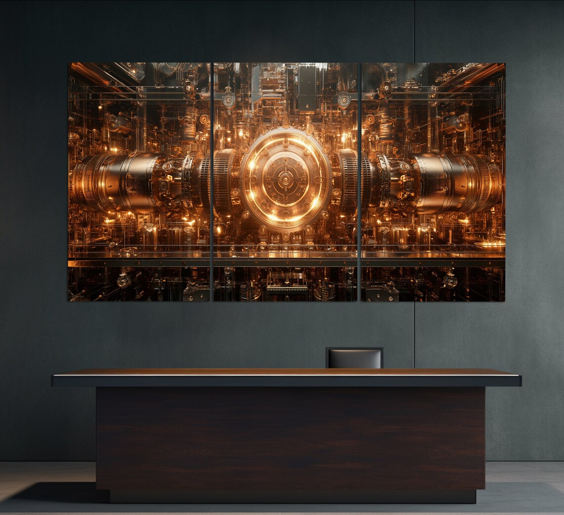 Industrial Nuclear Physics Art Print, Abstract - Image 5
