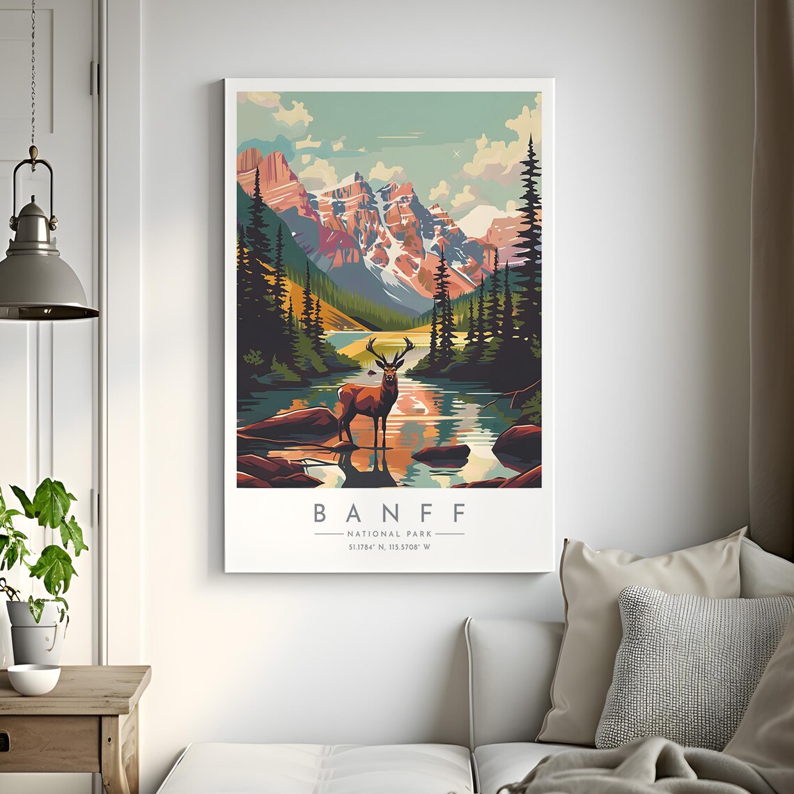 Banff Travel Poster, Canada National Park Art Print - Image 2