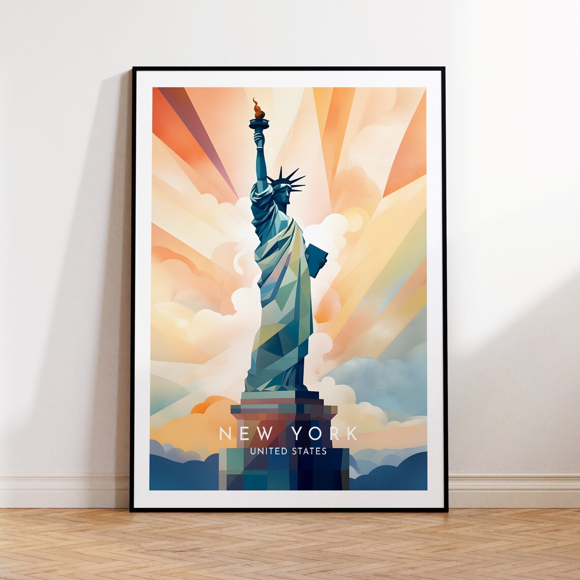 New York Travel Poster, United States Home Decor
