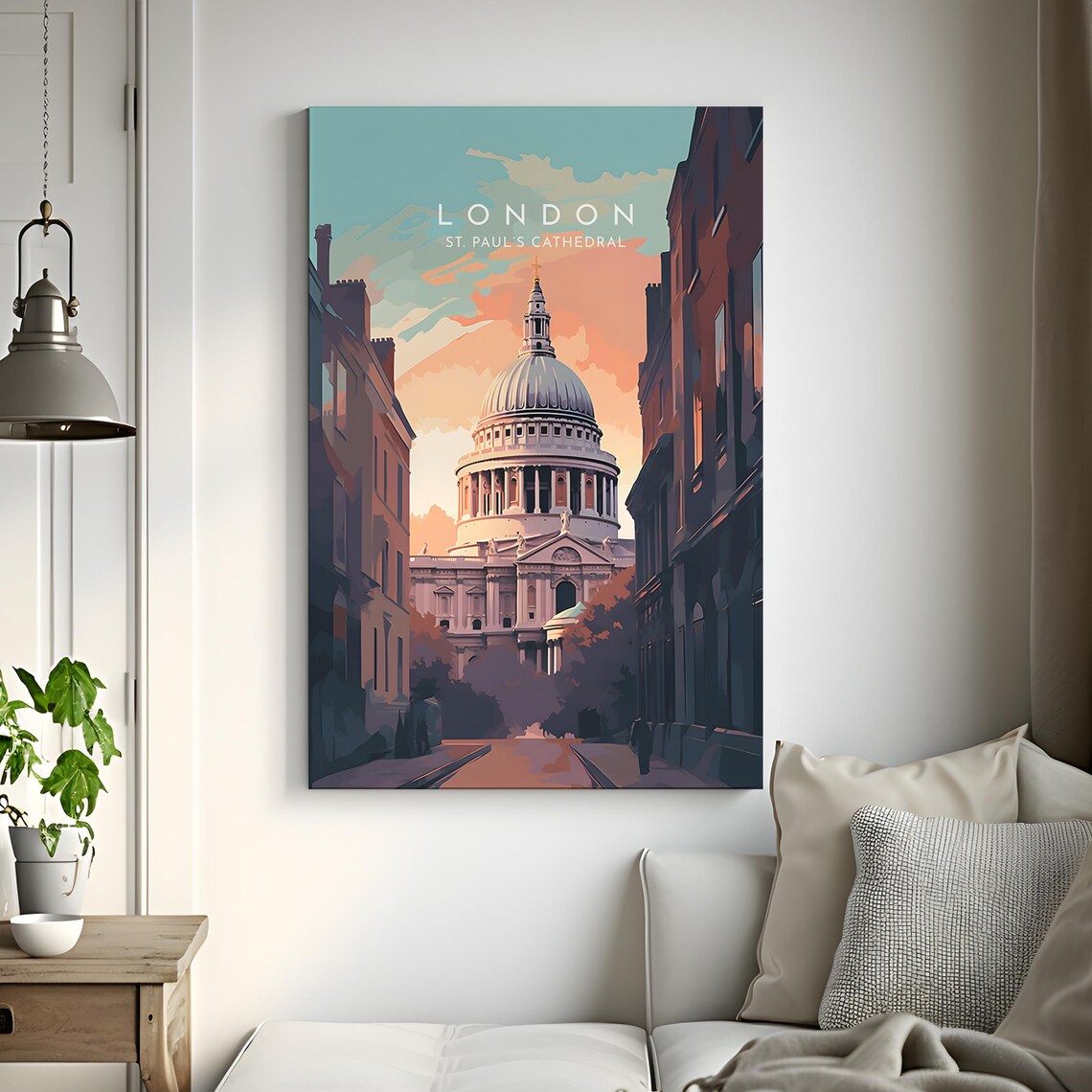 St Pauls Cathedral, London Travel Poster - Image 3