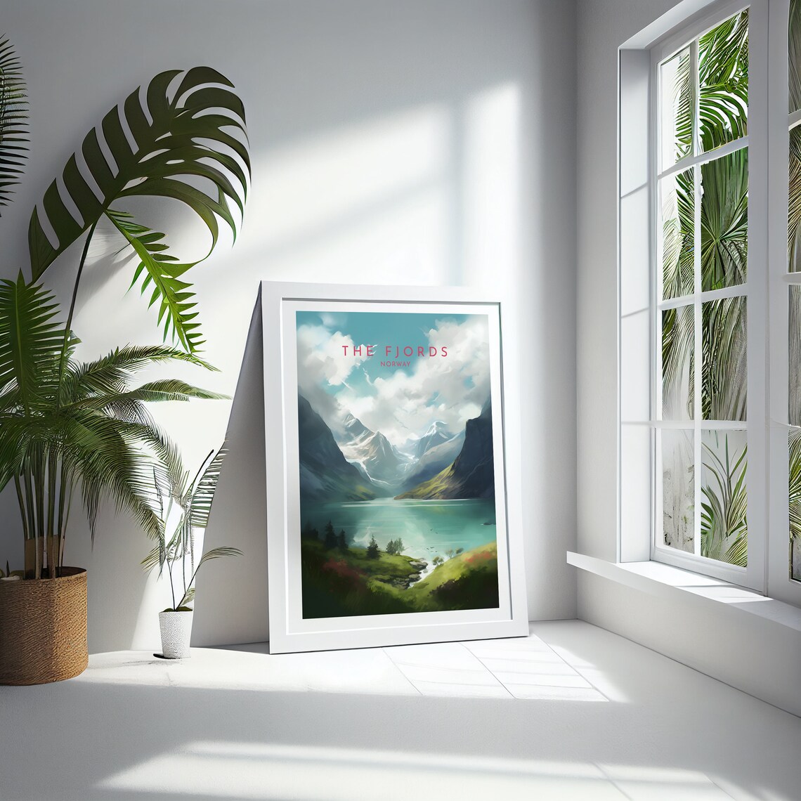 Norway Fjords Travel Poster, European Home Decor - Image 4