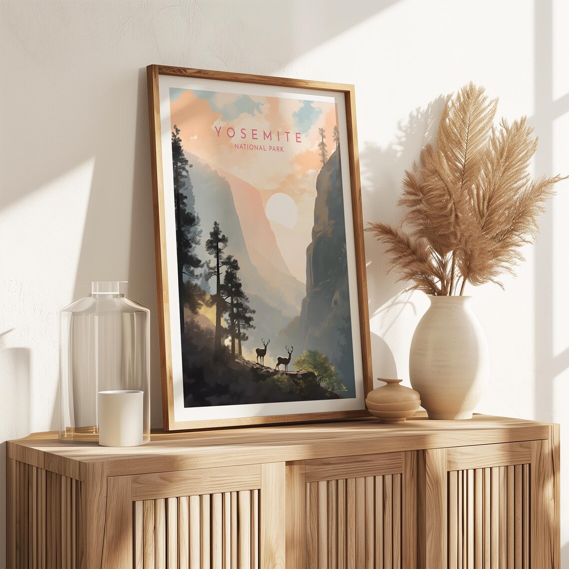Yosemite Travel Print, National Park Poster - Image 2