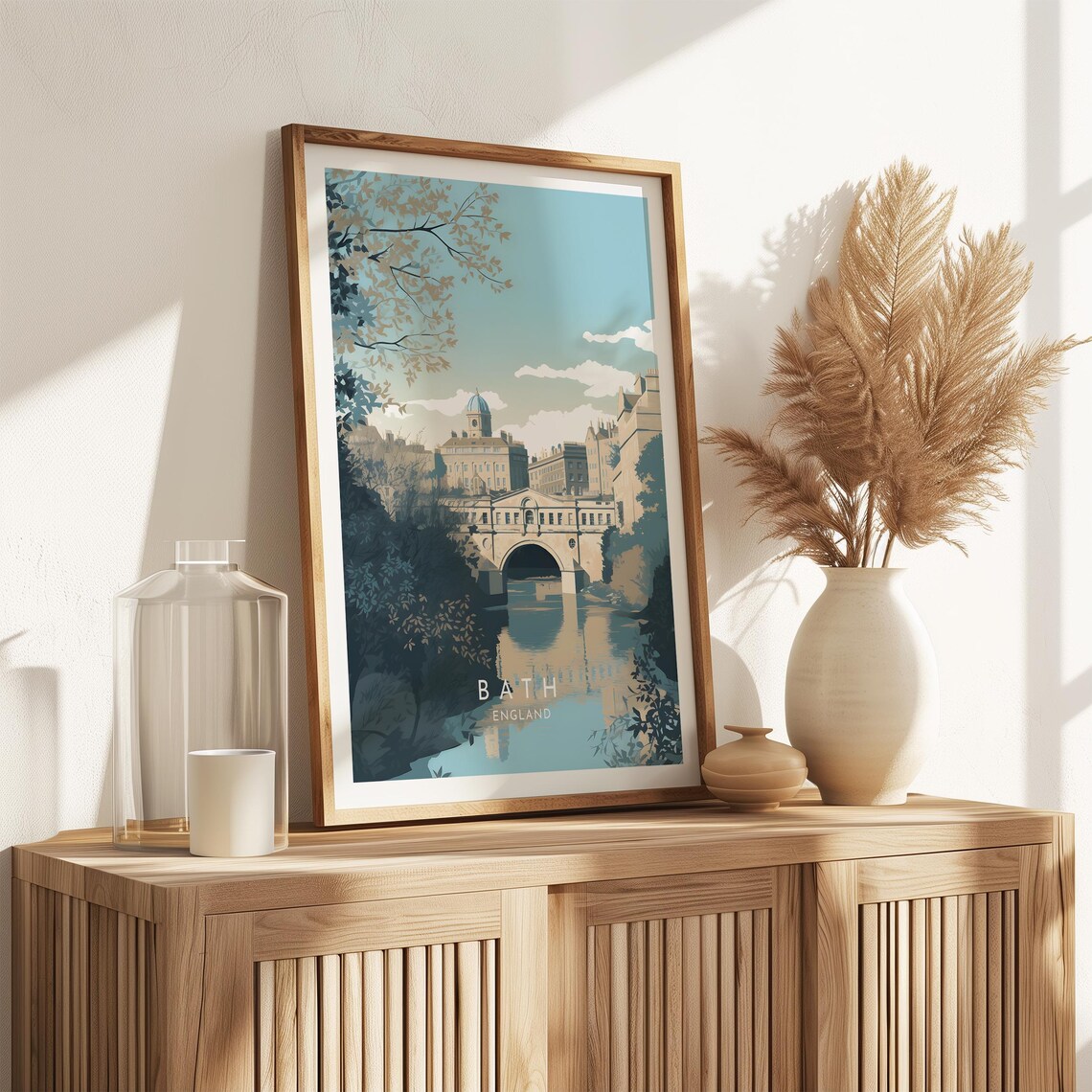 Bath England Travel Poster, Home Decor Art Print - Image 2