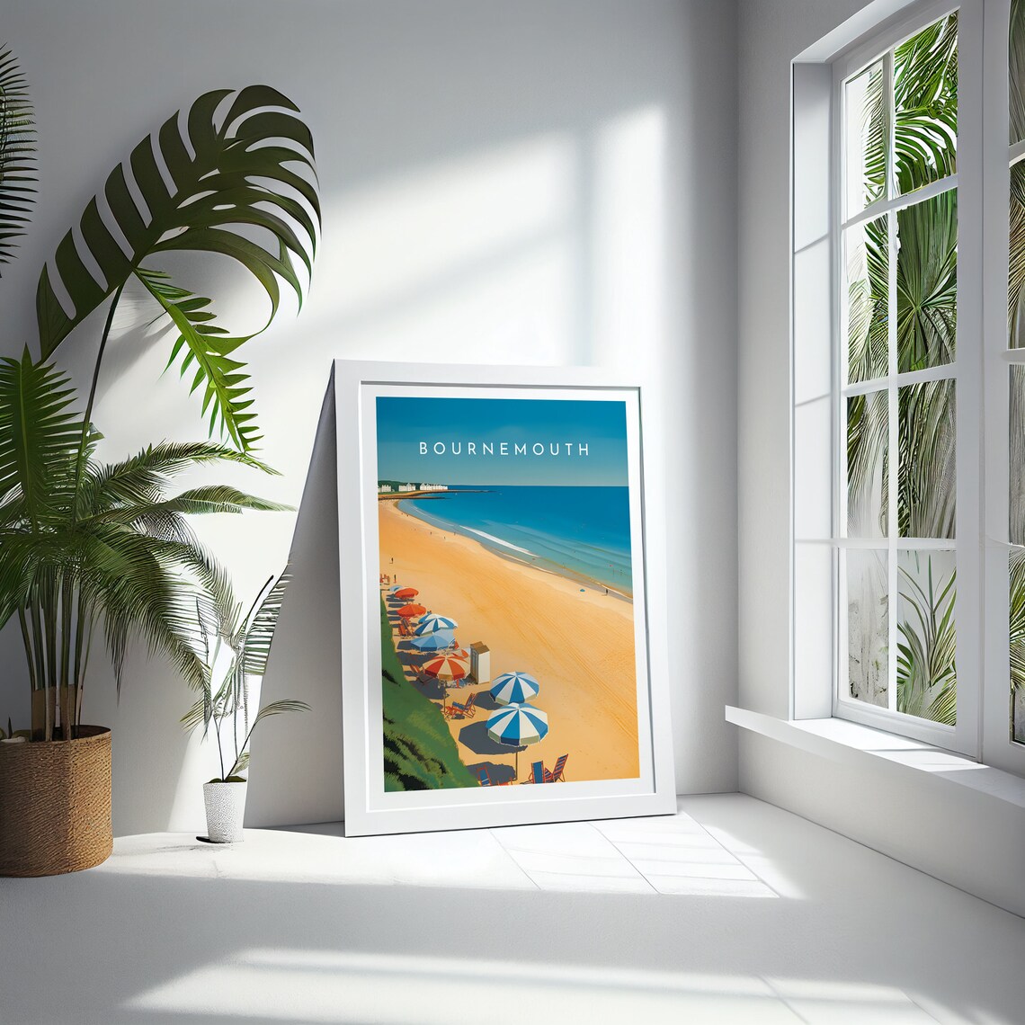 Bournemouth Travel Poster, England Home Decor Print - Image 4