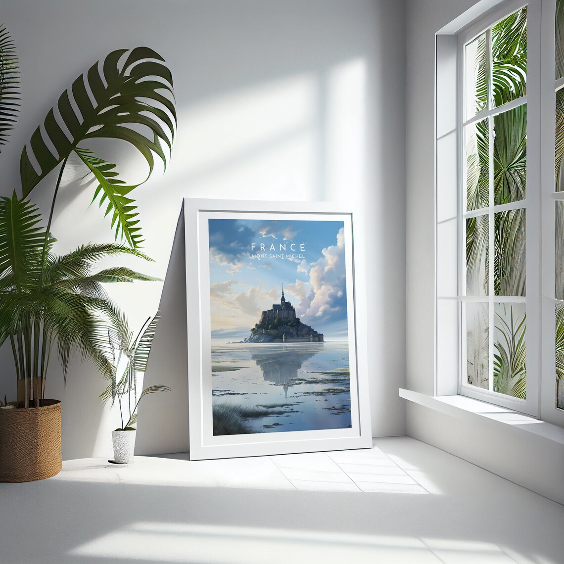 Mont Saint-Michel Travel Poster, France Landmark - Image 4