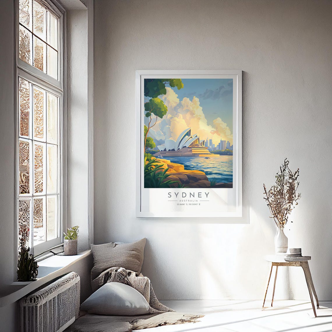 Sydney Opera House Harbour Golden Light Australia Travel Poster - Image 4