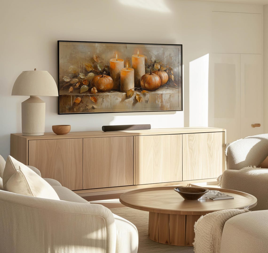 Frame Tv Rustic Artwork Art For Frame Tvs Cozy Seasonal Wall Art Scenic Tv Art Vintage Artwork Paletta Prints - Image 3