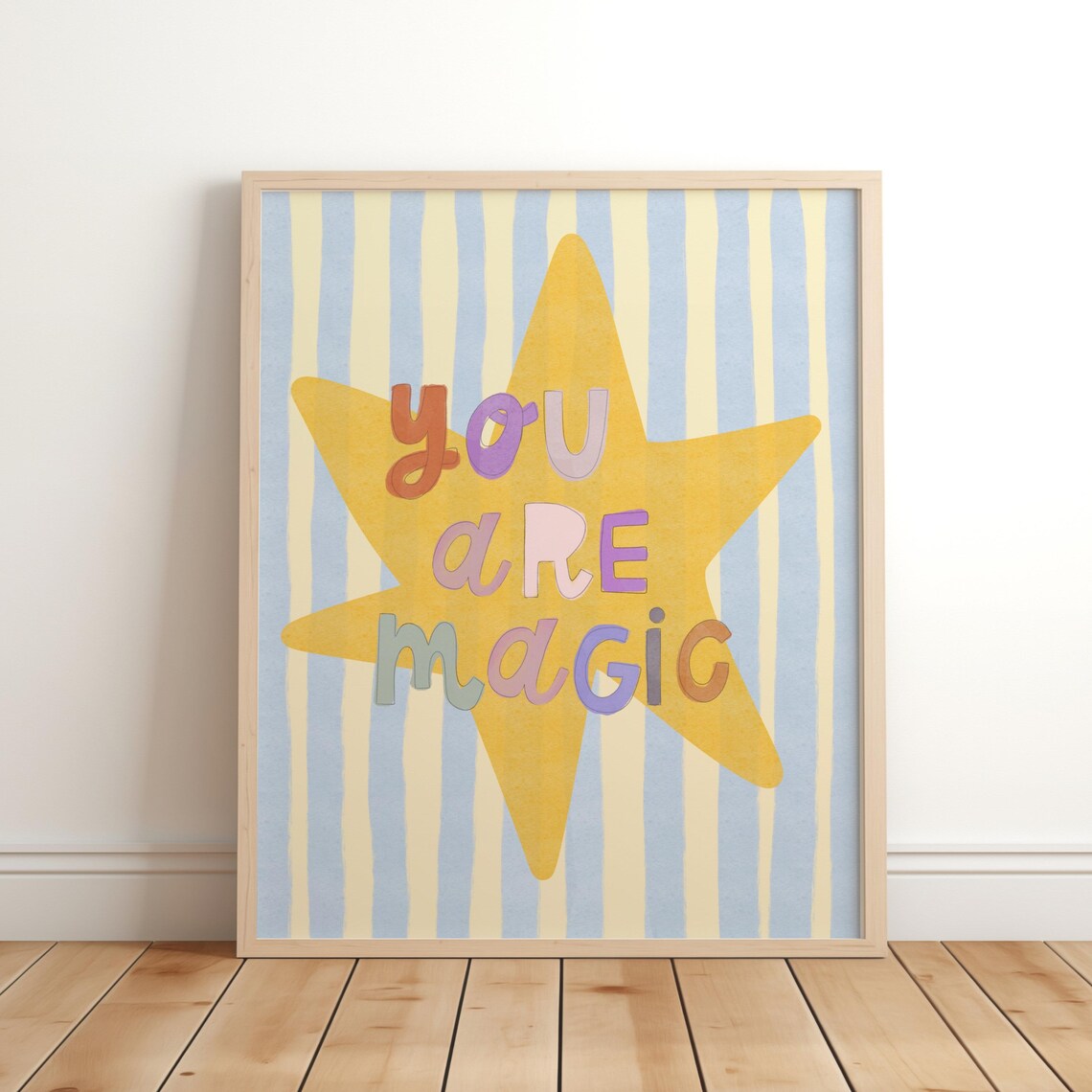 You Are Magic Nursery Boho Kids Room Art Print