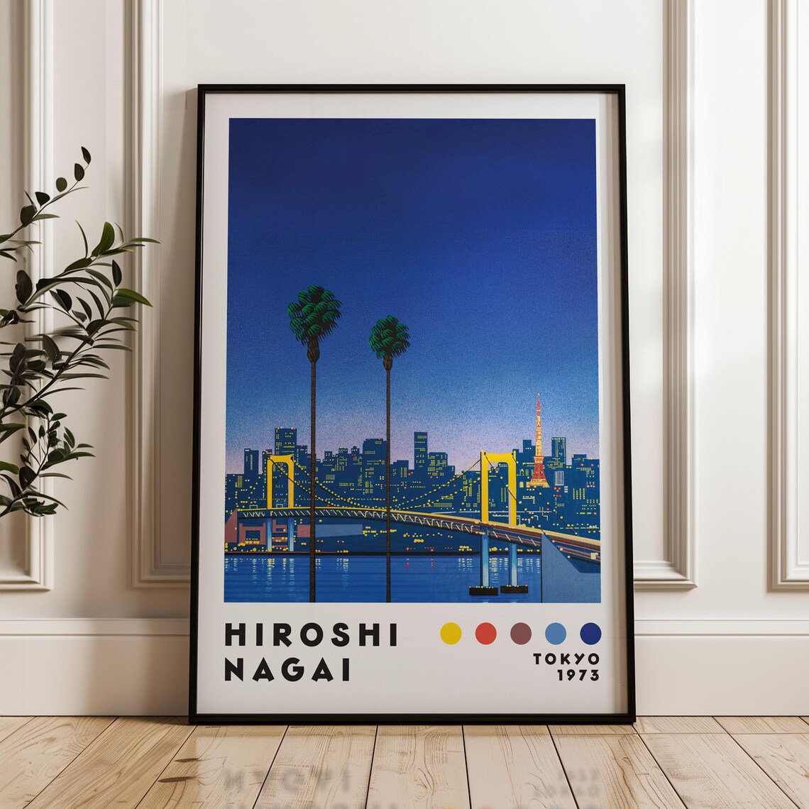 Hiroshi Nagai Vaporwave Minimalist Art Print